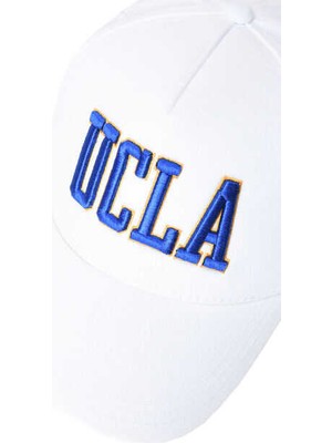 Ucla Ranch Beyaz Baseball Cap Nakışlı Unisex Şapka