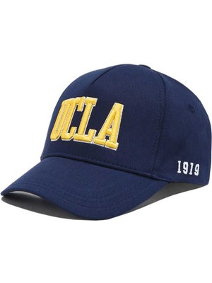 Ucla RANCH Lacivert Sarı Baseball Cap Nakışlı  Unisex Şapka
