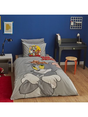 Nautica Home Karaca Home Tom ve Jerry Friends Forever  Pamuk Tek Kişilik Nevresim Takımı