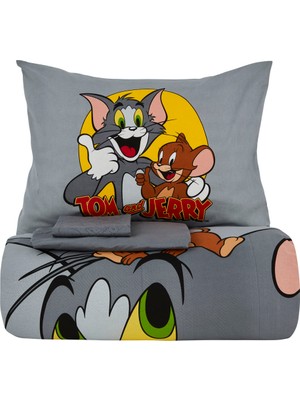 Nautica Home Karaca Home Tom ve Jerry Friends Forever  Pamuk Tek Kişilik Nevresim Takımı