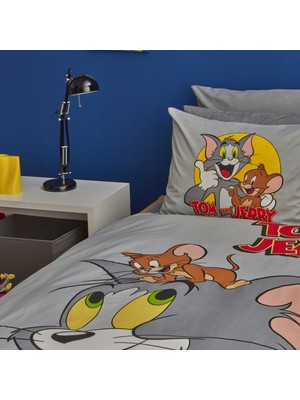 Nautica Home Karaca Home Tom ve Jerry Friends Forever  Pamuk Tek Kişilik Nevresim Takımı