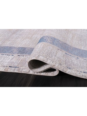 Anatolian Carpet Store Mocca Tarz 5218M Beyaz-Mavi Makine Halısı