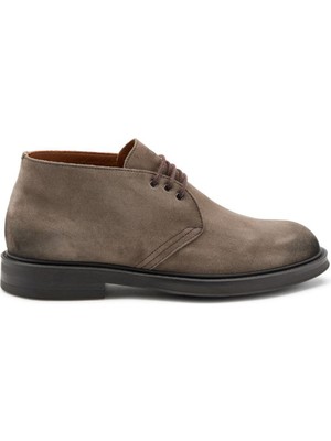 Frau Erkek Bot 73A2 Frau Waxy Desert Boot Visone (Dark Beige)