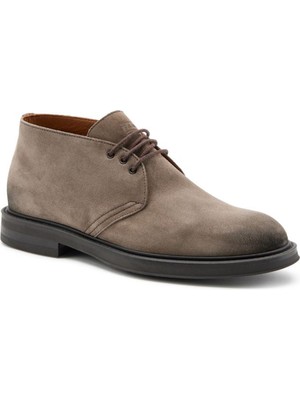 Frau Erkek Bot 73A2 Frau Waxy Desert Boot Visone (Dark Beige)