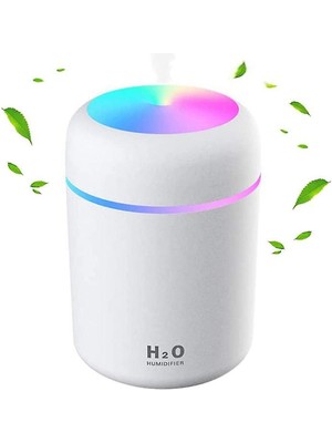 Microcase Mini 2 Renk Modlu 300 ml USB Girişli Ultra Sessiz Çok Kullanışlı Hava Nemlendirici AL4053