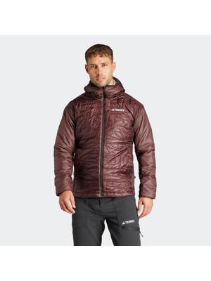 adidas Terrex Xperior Varilite Primaloft Erkek Bordo Outdoor Ceket (IB4231)