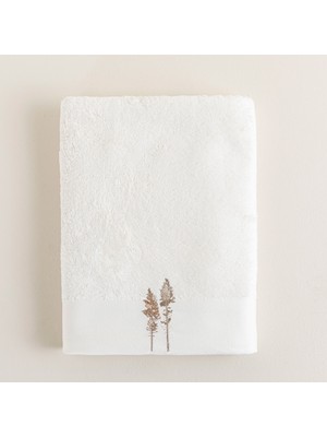 Chakra Nadias Banyo Havlusu 85X150 cm Ekru