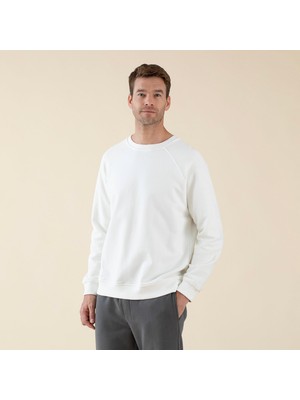 Chakra Naphte Erkek Sweatshirt Ekru