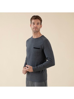 Chakra Carson Pijama Üstü Kömür