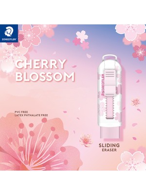 Luoxinguo Macaronpurpleeraser Cherry Blossom Limited Yeni Renk 1 Adet Staedtler 525 Ps1 S Kauçuk Geri Çekilebilir Silgiler Çevre Dostu Kauçuklar Macaron Pastel Renk (Yurt Dışından)