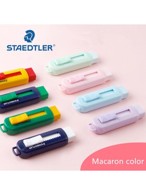 Luoxinguo Macaronpurpleeraser Cherry Blossom Limited Yeni Renk 1 Adet Staedtler 525 Ps1 S Kauçuk Geri Çekilebilir Silgiler Çevre Dostu Kauçuklar Macaron Pastel Renk (Yurt Dışından)