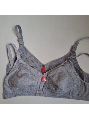 Nariya Kadın Büyük Beden Sütyen Pamuklu 2'li 2 Adet D Cup Sütyen Penye Toparlayıcı Günlük Rahat Iç Giyim