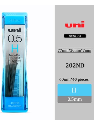 Luoxinguo 0.5 H 1 Adet Unı 202ND Otomatik Kalem Dolum 0.3/0.5/0.7mm Ilkokul Öğrencileri Yazma Sürekli Kurşun 2b/hb/2h Nano-Grafit (Yurt Dışından)