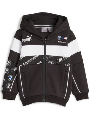 Puma Çocuk Puma Black Puma Bmw Mms Toddler Sds Hooded Sweat Jacket Siyah Çocuk Ceket