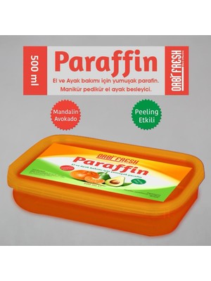 Orbi Fresh Manikür ve Pedikür İçin Yumuşak Parafin 500 ml – Elleri ve Ayakları Derinlemesine Nemlendirir