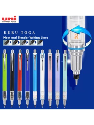 Luoxinguo 1 Kırmızı 0.5mm Japonya Uni Döner Mekanik Kurşun Kalem Kuru Toga Advance M5-559 0.3/0.5/0.7 mm Portaminas Anti-Kırık Çekirdek Lapicero Okul Malzemeleri (Yurt Dışından)