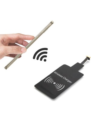 Luoxinguo Hızlı Qi Kablosuz Şarj Alıcısı iPhone 6 7 Artı Mikro USB Tip-C Telefon Için Evrensel Şarj Alıcısı Adaptör Pad Bobin (Yurt Dışından)