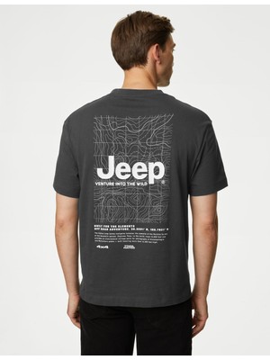 Marks & Spencer Saf Pamuklu Jeep™ T-Shirt