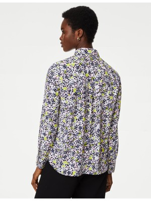 Marks & Spencer Regular Fit Uzun Kollu Desenli Gömlek