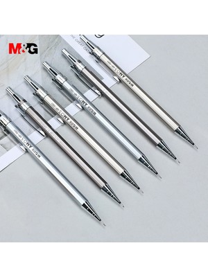 Luoxinguo 0.5mm-1pen-2b-Lead-E Mg Metal Mekanik Kurşun Kalemler 0.5mm/0.7mm Grafit Kurşun Kalemleri Değiştirin Eskiz Çizim Yazma Öğrencileri Otomatik Kalemler 1001 (Yurt Dışından)