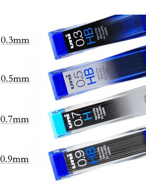 Luoxinguo 0.5mm 2b Unı Mekanik Kurşun Kalem 0.5 0.3 0.7mm Nano Elmas Ekstra Sert Kalem Çekirdeği 202ND Kırılması Kolay Değil Hb/2b/2h Kırtasiye (Yurt Dışından)
