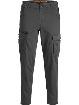 Jack & Jones Erkek Ace Dex Tapered Pantolon 12194240 Siyah 31-32 - Koyu Gri