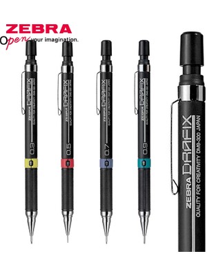 Luoxinguo 0.9mm Japonya Zebra Drafıx Mekanik Kurşun Kalemler DM3-300 Çizim Özel 0.3/0.5/0.7/0.9mm Kroki Manga Etkinlik Kalem Okul Malzemeleri (Yurt Dışından)