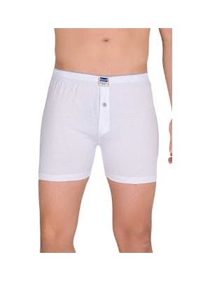 Berrak Erkek Renkli Düğmeli Penye Boxer Short (4'lü Paket)