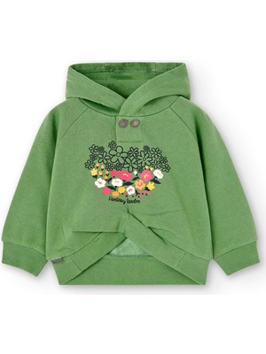 Boboli Kız Çocuk Sweatshirt Yeşil