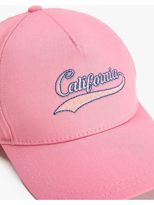 Koton Cap Şapka Pamuklu California Işleme Detaylı