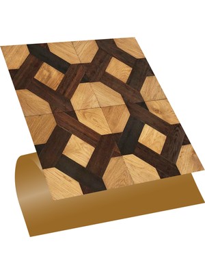 Tink Kendinden Yapışkanlı Ahşap 008 Desenli Pvc Karo 30X30 cm (4 Adet) 0,36 M2