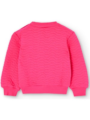 Boboli Kız Çocuk Sweatshirt Koyu Pembe