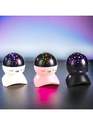 Se-Promo Stage Bluetooth Speaker Gökyüzü Projeksiyon Star Master