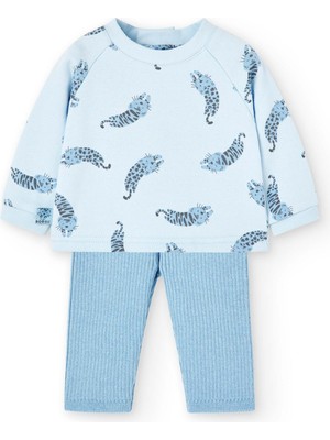 Boboli Kız Bebek 2li Set Desenli