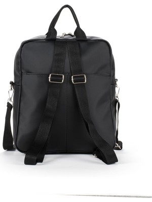 City Center Fashion Kadın Saten Kumaş Sırt Çantası Çok Gözlü Sırt Model Backpack CTY-LBN-9218