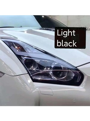 Tiger Marketing Siyah Renk Far Stop Filmi Folyosu Kaplama Şeffaf Dayanıklı 3 Metre