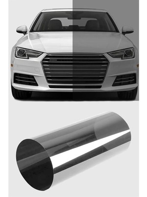 Tiger Marketing Siyah Renk Far Stop Filmi Folyosu Kaplama Şeffaf Dayanıklı 4 Metre