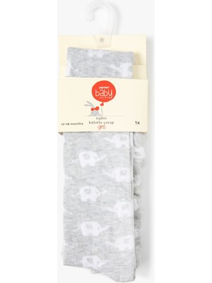 Koton Külotlu Çorap Fil Desenli