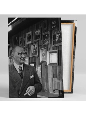 AR AJANS KANVAS TABLO Gazi Mustafa Kemal Atatürk Büyük Önder Portresi Kanvas Tablo ART00164