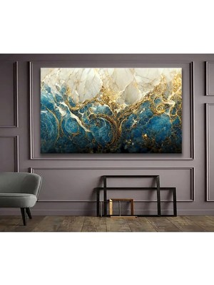 AR AJANS KANVAS TABLO Özünde Cevher Olan Soyut Tasarım Kanvas Tablo AR094