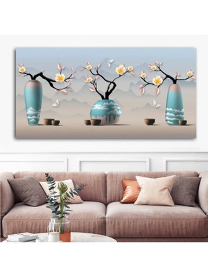 AR AJANS KANVAS TABLO Açan Çiçekler Tasarım Kanvas Tabl AR050