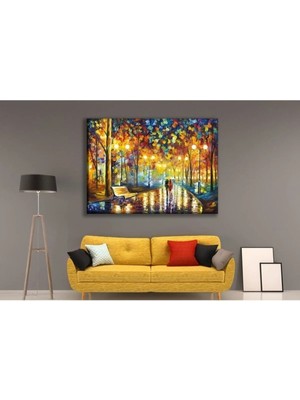 AR AJANS KANVAS TABLO Akşam Yürüyüşü Tek Parça Cotton Canvas Tablo AR08