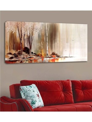 AR AJANS KANVAS TABLO Extra Dev Boyut Lüks Kanvas Tablo Guaj Manzara AR060