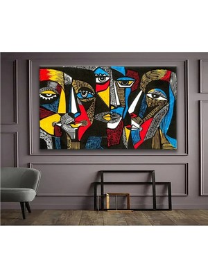 AR AJANS KANVAS TABLO  Sürrealist Suretler Tasarım Kanvas Tablo AR059