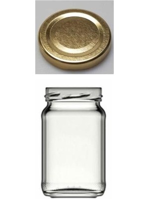 Paşabahçe 20 Adet 105 cc Mini-Küçük Cam Kavanoz Gold Kapaklı