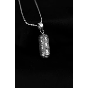 Encili Silver 925 Ayar Gümüş Cevşen Model Kolye