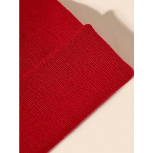 EKE TEKSTİL Unisex Katlamalı Kışlık Örme Bere