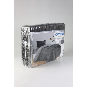 Eternity Fitilli Peluş Tek Kişilik Nevresim Takımı - Antrasit 160X220 cm