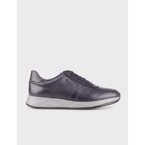 Capri Gerçek Deri Özel Tasarım Erkek Günlük Sneaker 507M1524 Lacivert