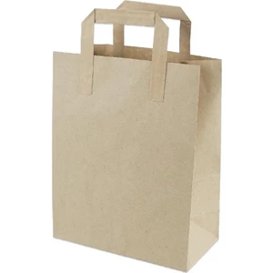 Küçük Boy Kraft Kağıt Çanta 22 x 30 x 12 cm  - 1000 Adet